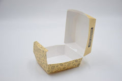 Custom-made kraft paper burger boxes
