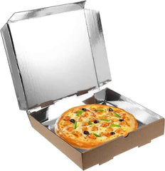 pizza box contains aluminum foil