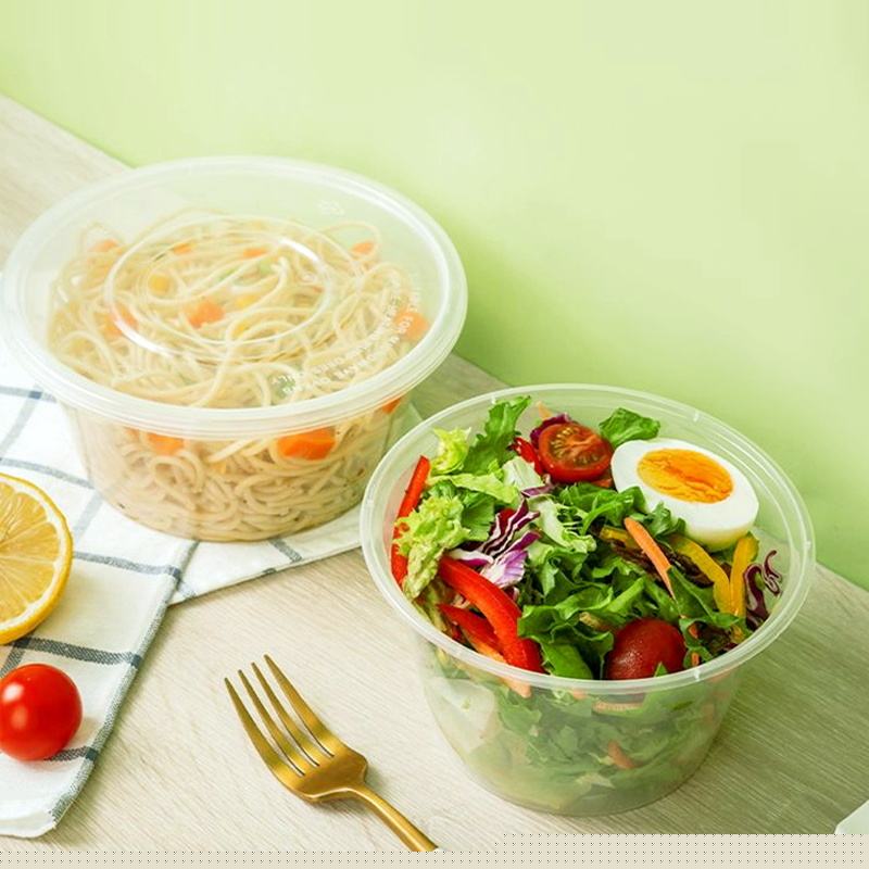 Wholesale custom plastic salad bowls and containers