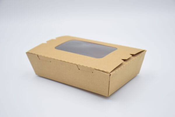 Custom food containers with windows