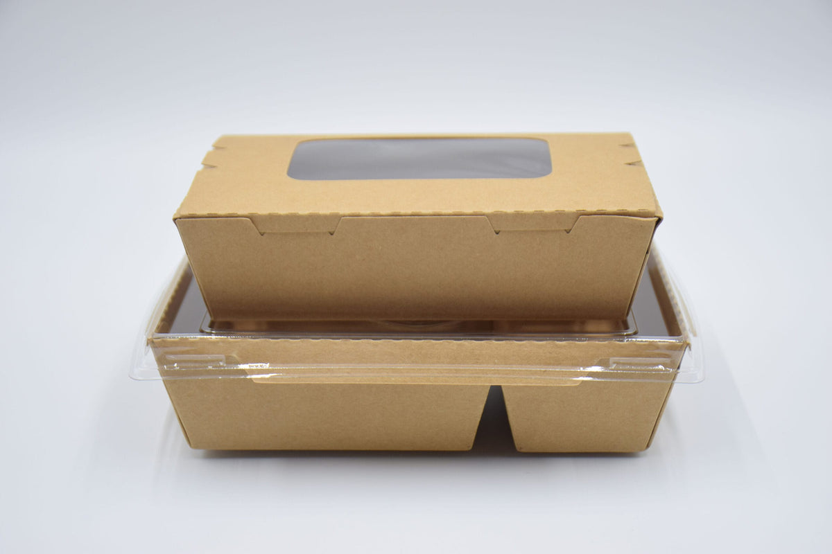 Custom food containers with windows