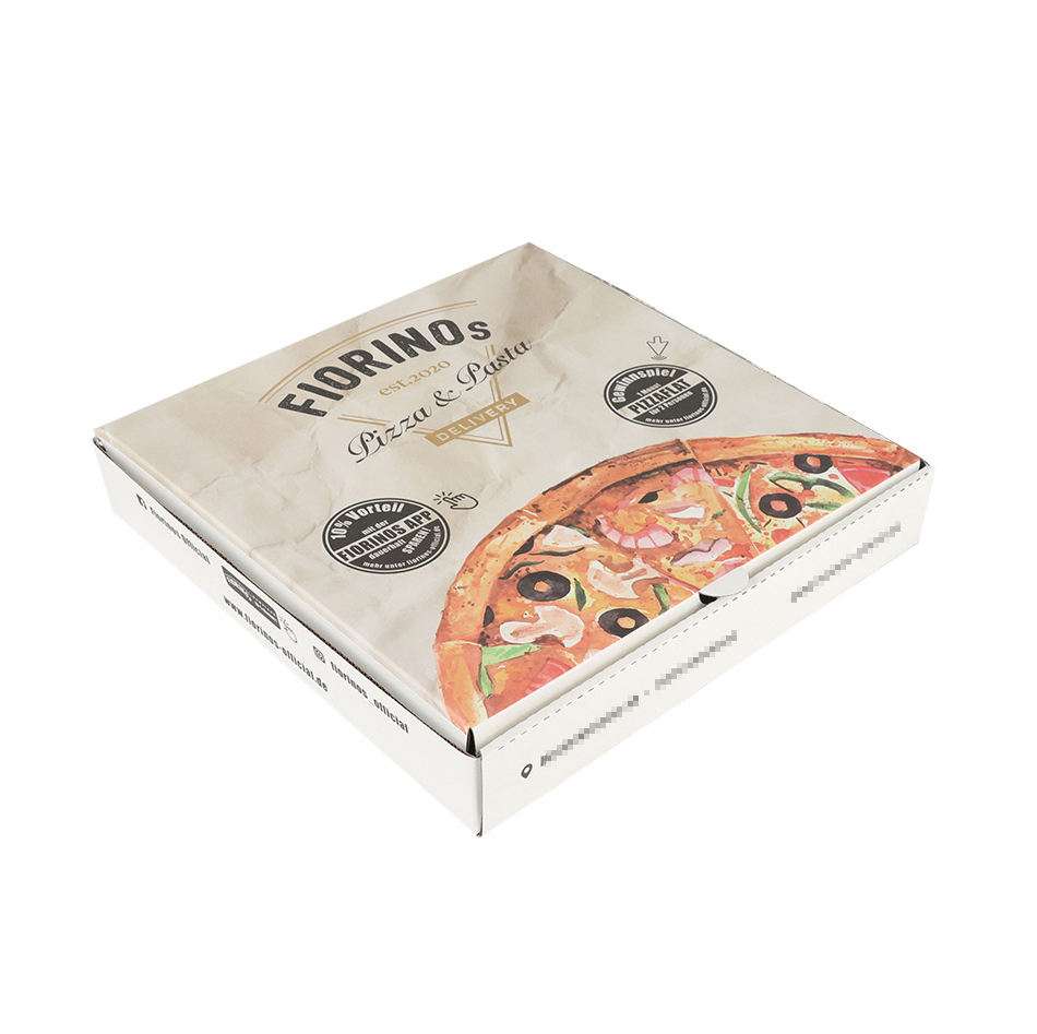 Custom pizza boxes with aluminum foil lining