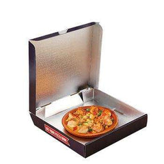 pizza box contains aluminum foil